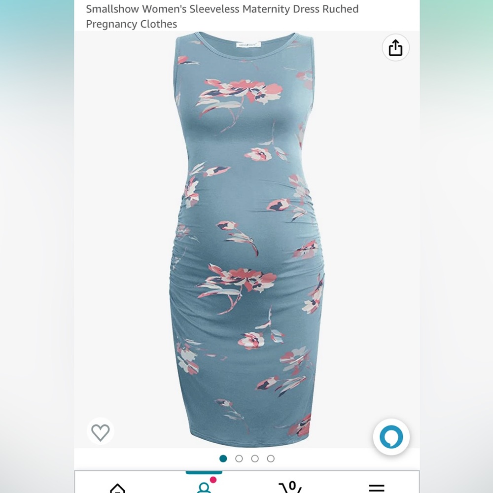 Floral Maternity dress size medium